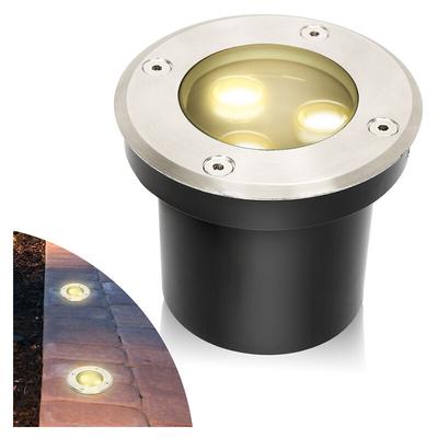 12x 3W Bodenleuchte IP67 led Leuchte Bodeneinbaustrahler Bodenstrahler Boden Image
