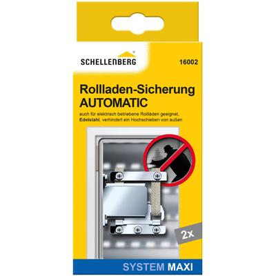 Rollladensicherung SCHELLENBERG "Automatik für elektrisch betriebene Rollläden, System Maxi", silber, Sicherheitsschlösser, Sicherung gegen Einbrecher Image