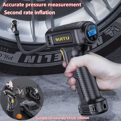 New 120W Handheld Air Compressor Wireless/Wired Inflatable Pump Portable Air Pump Tire Inflator