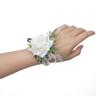Hochzeits-Handgelenkblume mit künstlichen Rosen, Ansteckbrosche für Braut und Bräutigam, Brautjungfern-Handgelenkanstecker, Ansteckblume für den Bräutigam, perfekte Accessoires für die Brautparty
