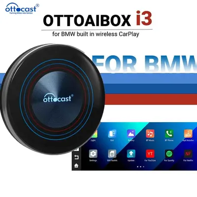 Ottocast Android 13 AI Box OttoAibox i3 Wireless TV Box for Youtube Netflix Car Accessories for BMW