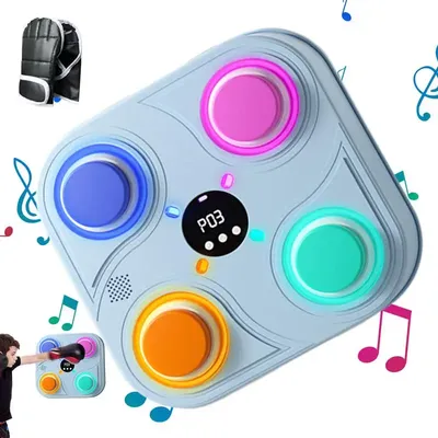 Music Punching Machine Musical Boxing Machine With Gloves Wall Mounted Punching Machine Light