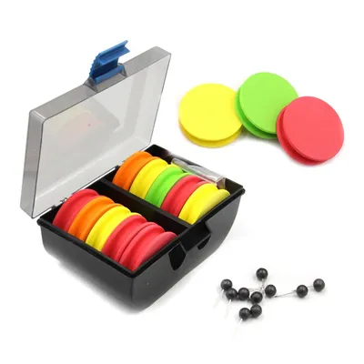 Convenient, High-Quality 20-Piece Box of Durable Foam Spools for Carp Fishing Rig - Easy-to-Use