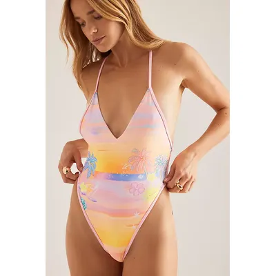 Kulani Kinis Plunge Back Swimsuit