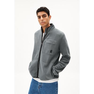 AABLEO FLEECE JACKET - Männer Relaxed Fit Jacke - grau (Größe: M)