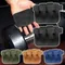 1PC Fitness Gloves Leather Weight Lifting Training Gloves 9 Colors Half Finger Gloves Training Fitness Sports Accessories