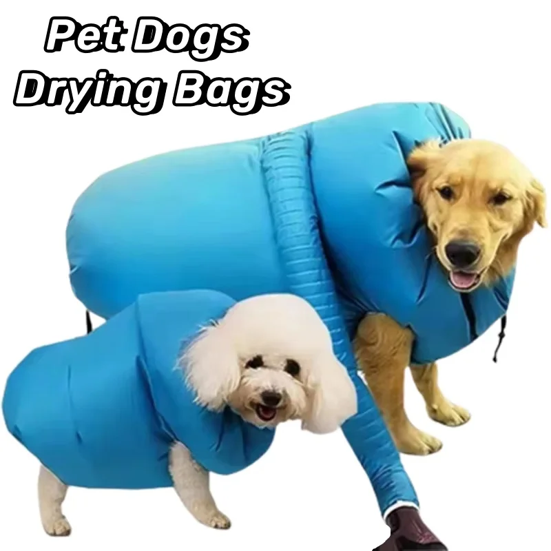 Hunde Haartrockner Schlagbeutel Haustier Trockensack Falten Pflege Tragbare Haustier Trocknen Tasche Schnell Trocknend Hund Reiniger Katze Hund Bad Pinsel Image