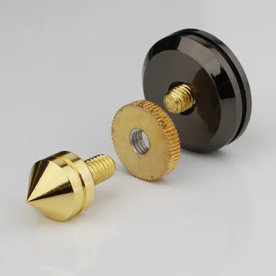 4 Sets SP0044 Lautsprecher Ständer Füße Fußpolster Lautsprecherbox Spikes Kegel Boden Fuß Nagel Image