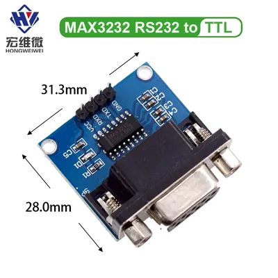 MAX3232 RS232 zu TTL Serial Port Konverter Modul DB9 Stecker MAX232 für Arduino Image