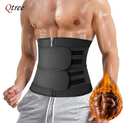 Männer Taille Trainer Abnehmen Body Shaper Gewicht Verlust Shapewear Modellierung Gürtel Bauch Shaper Schweiß Trimmer Gürtel Reduzierung Schlank Gürtel Image
