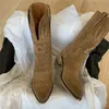 Frauen Western Stiefel 2025, Herbst Winter Stickerei Blume Frauen Ankle Boot Mode Frauen Schuhe Spitz Cowboy Neue Retro Botas
