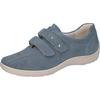 Klettschuh WALDLÄUFER "HENNI", Damen, Gr. 8,5 (42,5), blau, Nubukleder, sportlich, Schuhe, Komfortschuh, Freizeitschuh, Halbschuh mit Nieten und H-Weite