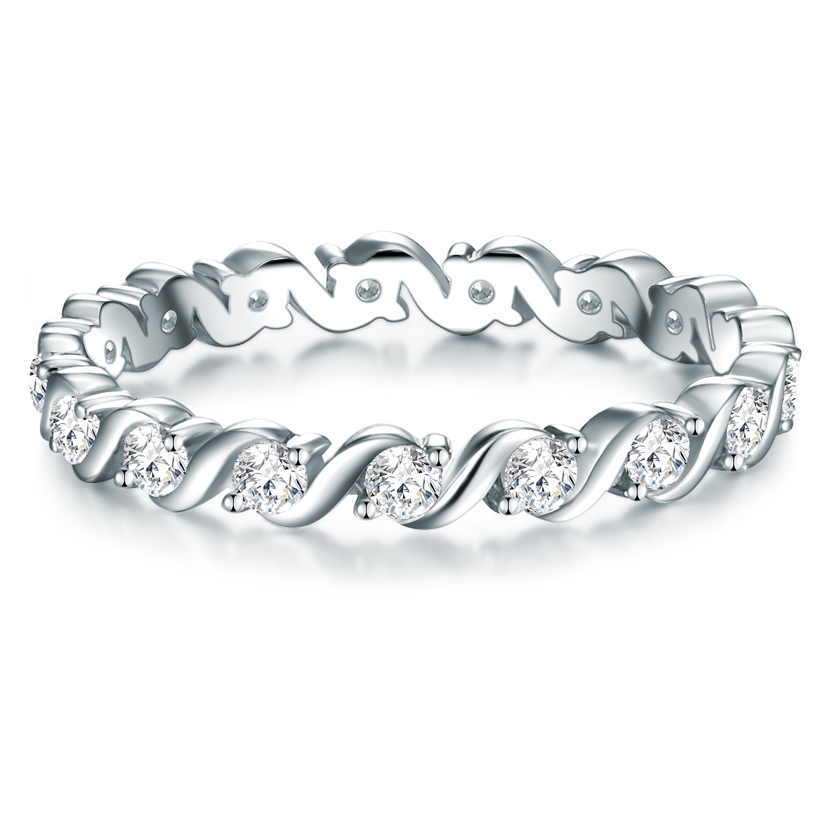 Tresor 1934 Womens Trilani Female Sterling Silver Ring - Size N | Tresor 1934 Sale | Discount Designer Brands