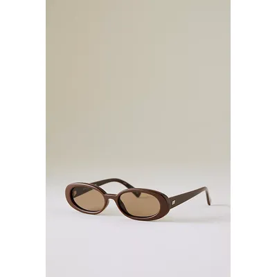 Le Specs Outta Love Oval Sunglasses