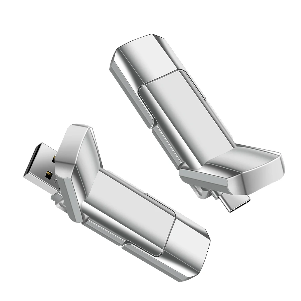 JASTER TYPE-C Fashion Metal Pen Drive 64 GB 32 GB wasserdichte USB 2.0-Flash-Laufwerke 16 GB 8 GB 4 GB Memory Stick Werbegeschenk U-Disk Image