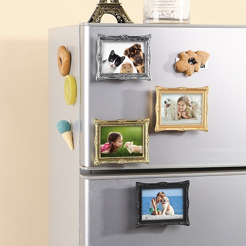 Personalisierter Harzrahmen Kühlschrankmagnet Individuelles Bestes Geschenk für Mama – Hochzeitsfoto-Rahmen für die Wohnkultur Ideal für Wohnzimmer oder Küche Image
