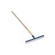 Rastrello a 14 denti curvi con manico saldato 1,65 m Outils Perrin