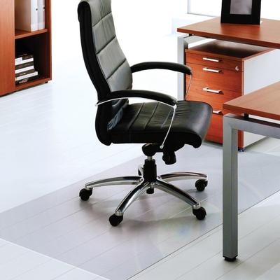 Floortex Advantagemat Vinyl Rectangular Chair Mat For Hard Floors, 48