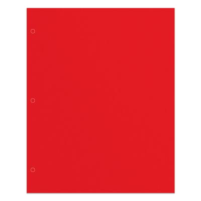 Office Depot Brand 2-Pocket School-Grade Paper Folder, Letter Size, Red