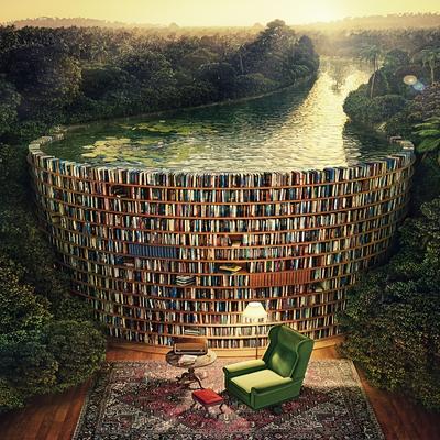 TEMU 1000pcs , Scenic Adult Art Oil Painting, Classic Family Game, Paper Material, Red/yellow/green Colors, Nature Landscape Design