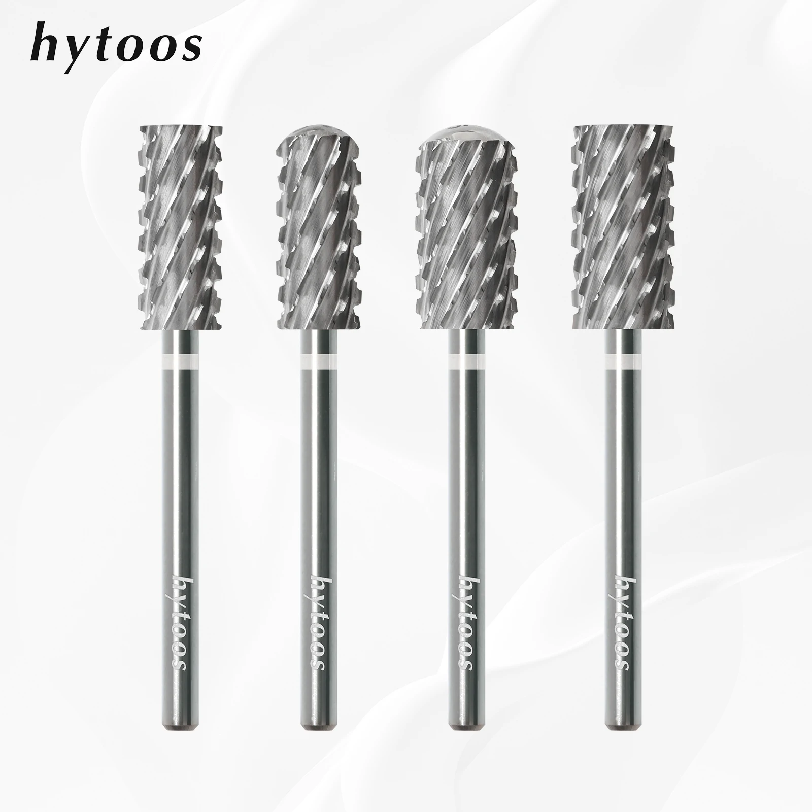 Hytoos 5xc Pro Serie Acryl Nagel bohrer 2-Wege-Sicherheit 6,6mm Rundlauf Hartmetall Nagel bohrer entfernen Hartgel bohrer Zubehör Image