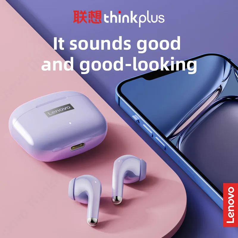 Lenovo LP40 Pro TWS Bluetooth 5.1 Quick Connect-Kopfhörer, ergonomisches Design, leistungsstarkes Headset mit Übertragungsgeschwindigkeit Image