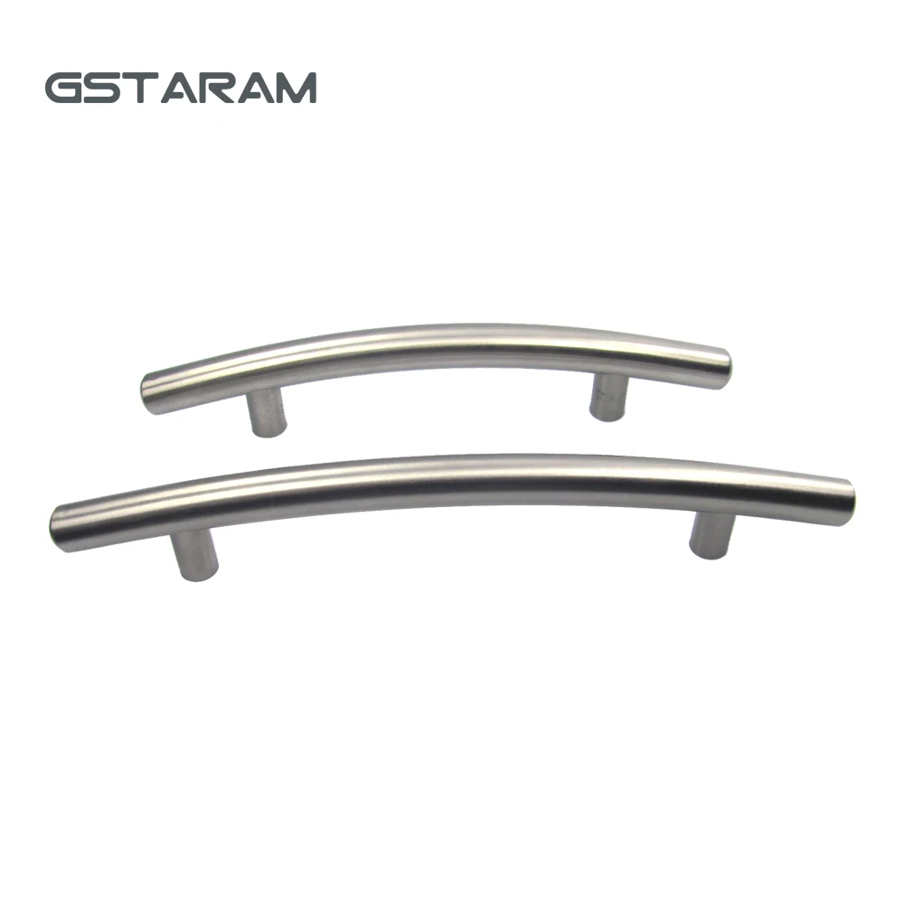 Neue solide Brücken schrank Griffe Küchen schrank Griffe Schrank zieht gebürsteten Nickel Schrank zieht für Edelstahl Küche