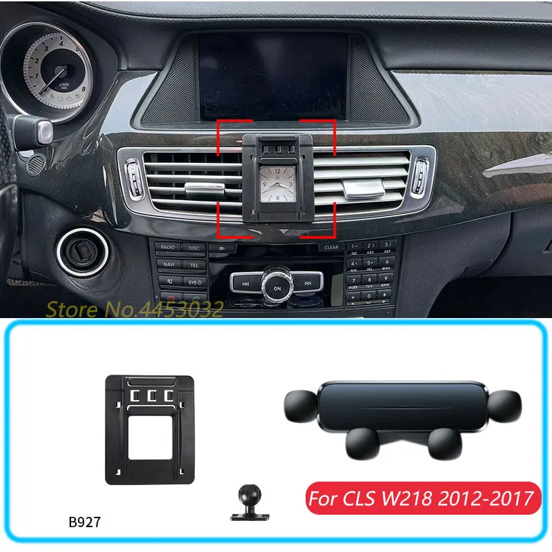 Autotelefon halter für Mercedes Benz Cls W218 2014-2018 Schwerkraft ständer halterung horizontale GPS mobile Halterung Zubehör mit Image