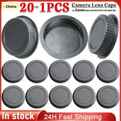 20-1 Stück hintere Objektiv deckel abdeckung für Canon Rebell EOS Efs Ef EF-S Ef DSLR SLR hintere Objektiv kappe für Canon EOS tragbare Kamera abdeckung