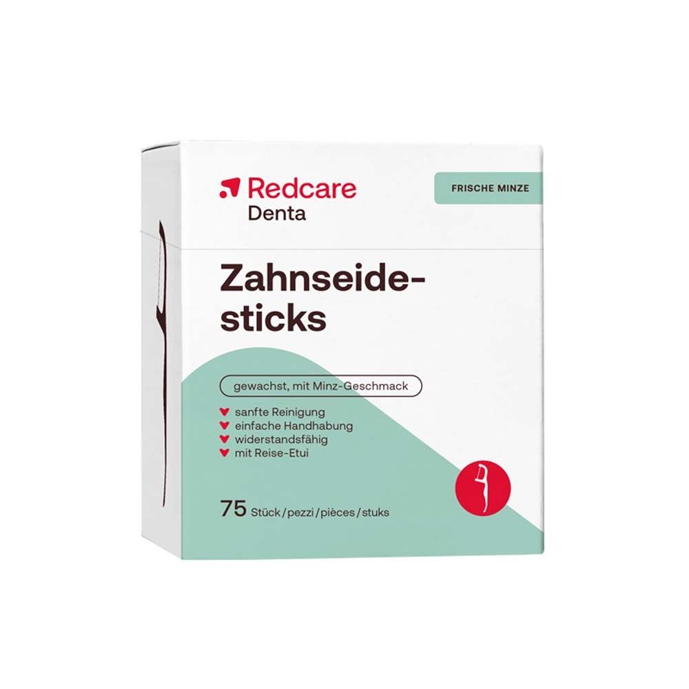 Redcare Archetti di filo interdentale (cerato con aroma menta) 75 pz F