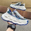 Mode blau lässig Turnschuhe Männer Original Designer Plattform Schuhe Männer erhöhen Ferse Hip Hop klobige Turnschuhe Herren Turnschuhe ﻿