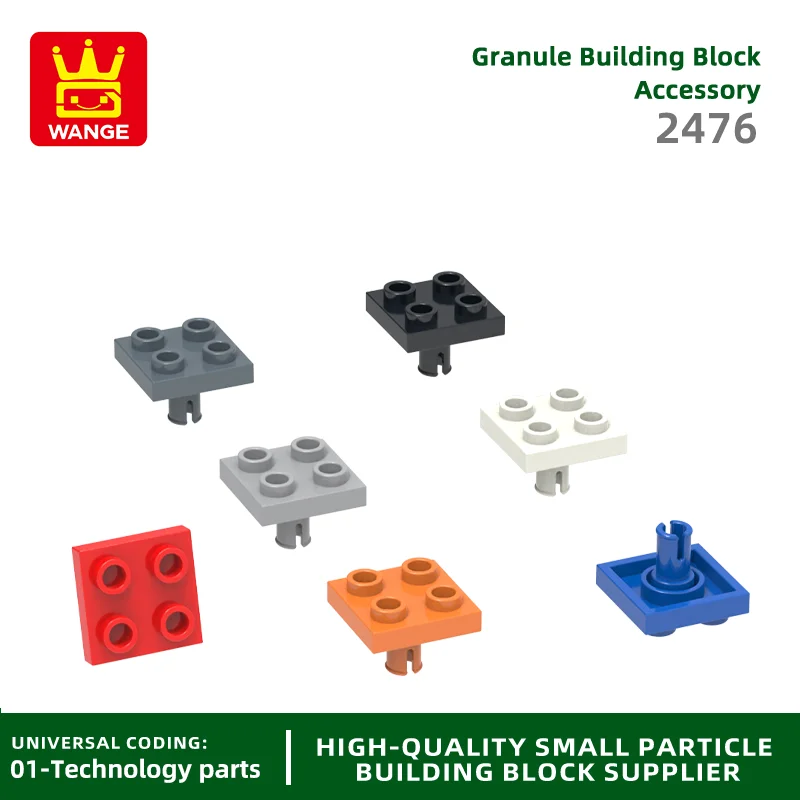 Wange 139 Teile/los 2476 2x2 mit Bottom Pin Bausteine MOC Technische Zubehör Kompatibel mit Ziegel Kinder Spielzeug geschenk Image