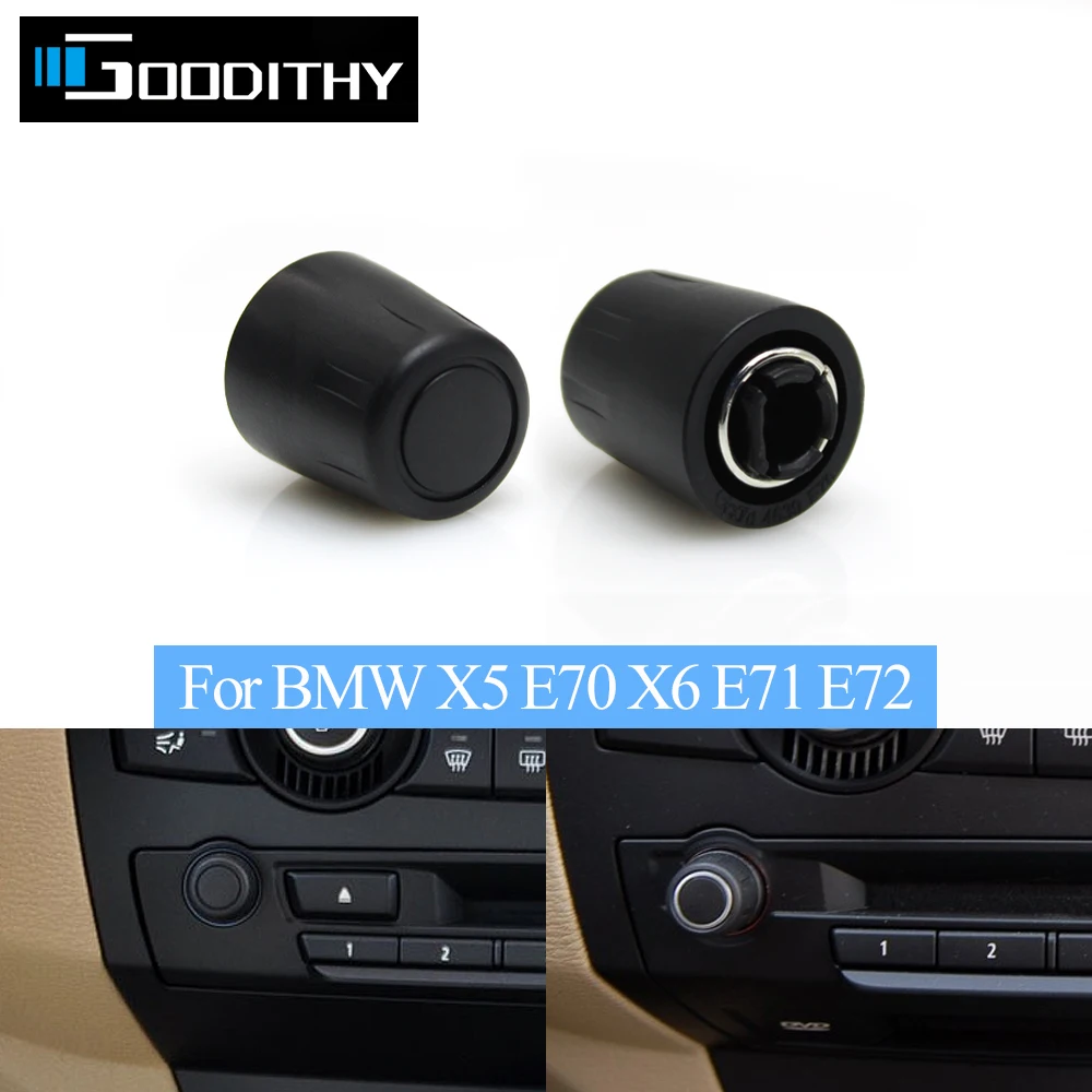 E70 E71 E72 Cruscotto Pulsante Multimediale Lettore CD Audio Radio Volume Rotary Switch Manopola Per BMW X5 X6 2007-2013 65126966510