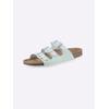 Pantolette BIO TIME, Damen, Gr. 39, blau (eisblau), Synthetik, sportlich, Schuhe
