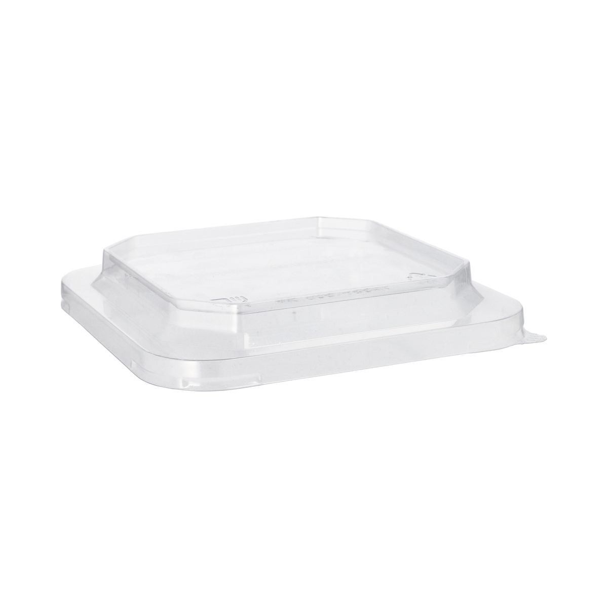 Starpak 100 Deckel für Salatschalen Lunchboxen PET eckig 2,5 cm x 16,2 cm x 16,2 cm transparent Image