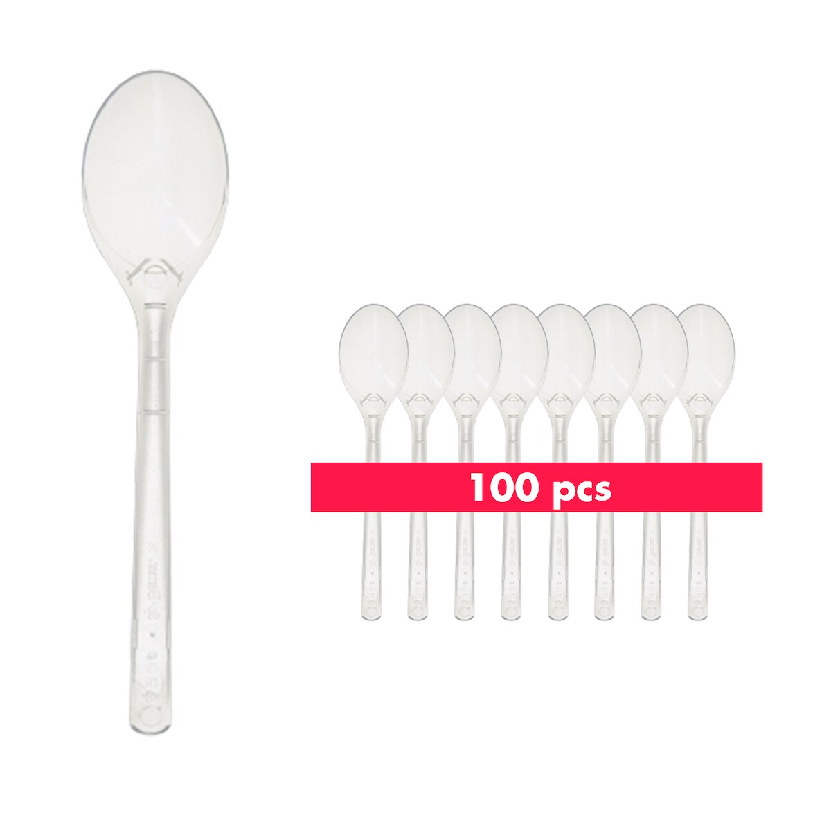 SP BERNER KITCHENWARE Pack 100 Wiederverwendbare Dessertlöffel Image
