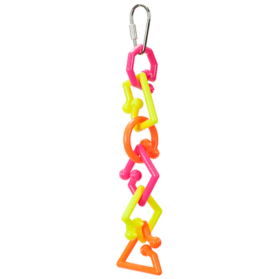 A&E Cage Company Happy Beaks Silly Links Toy, Large