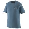 Patagonia - Cap Cool Merino Graphic Shirt - Merinoshirt Gr M blau