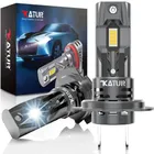 Katur 2 pezzi H7 lampadina a LED aprobazione fari abbaglianti lampade H7 luce bianca per auto 12V 20000Lm 6000K Xenon H7 presa faro Mini