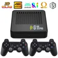 4K HD TV Game Stick Video G11Pro Game Box 128G 256G 40000+ giochi Giocatore di gioco Gamepad wireless 2.4G Wireless Doppi controller