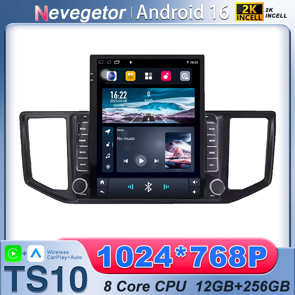 9,7 Zoll Autoradio für Volkswagen Amarok 2016–2020 Navigation GPS Wireless Carplay Auto Auto Stereo Radio 4G Image