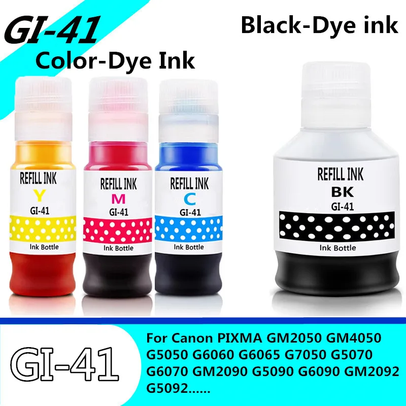 GI-41 GI 41 Farbstofftinte für Canon PIXMA G1420 G2420 G2460 G3420 G3460 Drucker Image
