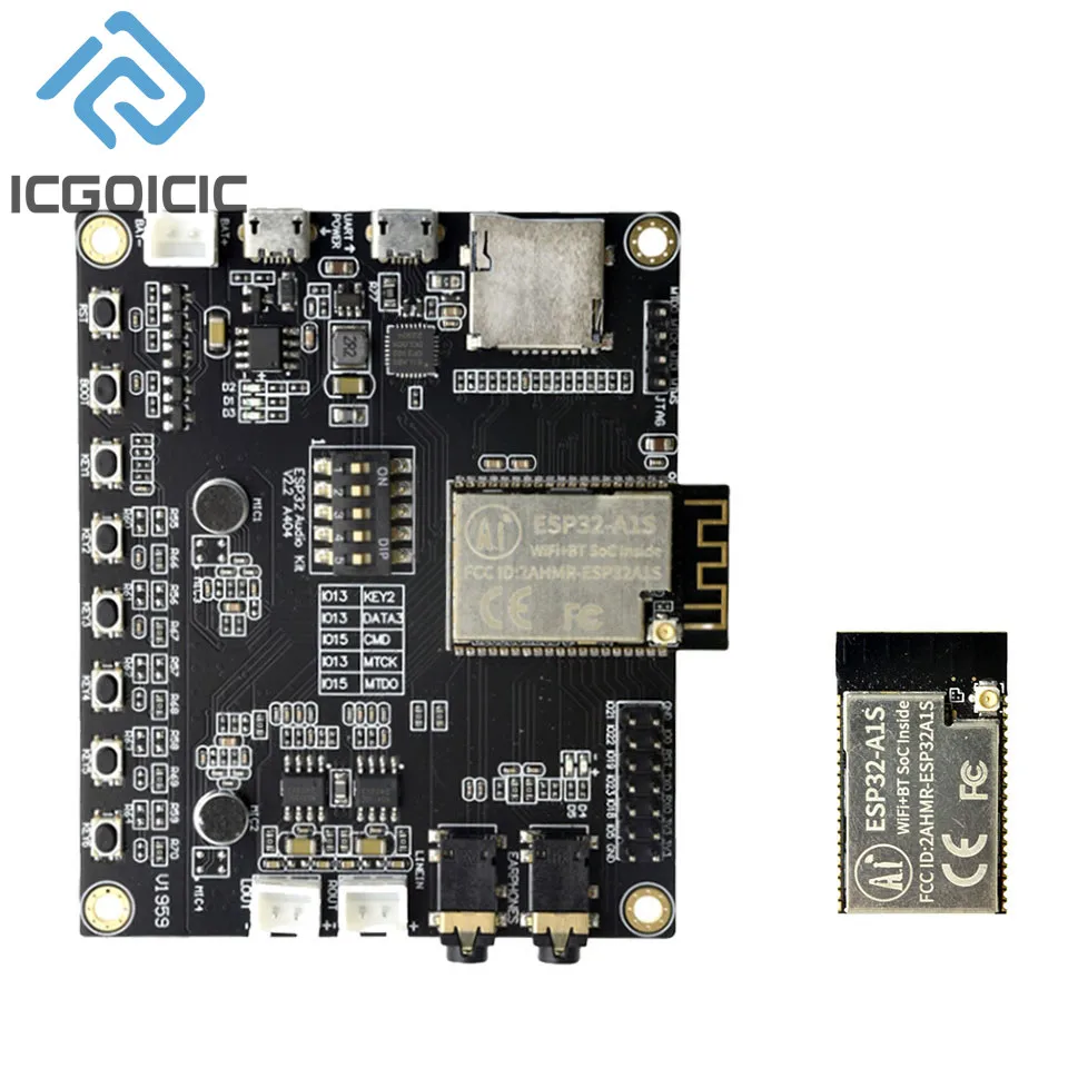 ESP32-A1S WiFi+ Bluetooth-Modul ESP32 Serieller Port zum WiFi Aduio-Kit Audio-Entwicklungsboard Image