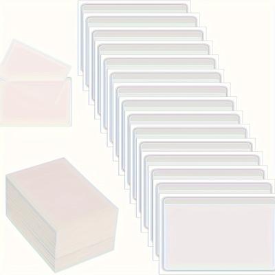 TEMU 50 Clear Plastic , - For Labels, And School Organization, Supplies Storage For Cabinets And Bins Image