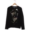 Guess Herren Langarmshirt, Gr. 54, schwarz, Baumwolle