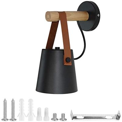Schlafzimmer Wandleuchten Leuchten, E27 Base led Wandleuchte Holz Wandleuchte Lampe für Image