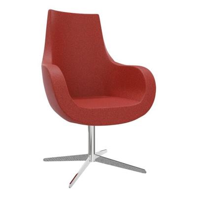 fm Büromöbel Sessel »Pirum« hohe Rückenlehne rot, 71x105.5x48 cm Image