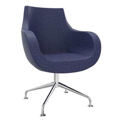fm Büromöbel Sessel »Pirum« mit eingebauter Rückholfeder blau, 71x94.5x48 cm Image