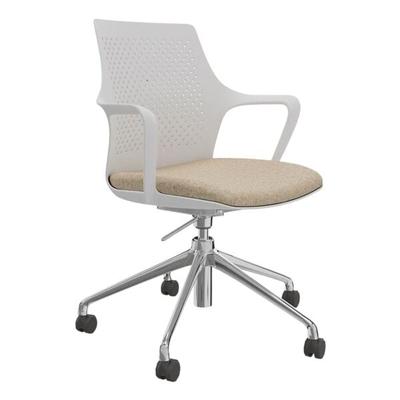 fm Büromöbel Mehrzweckstuhl »Eta« höhenverstellbar auf Rollen beige, 70x47.5x70 cm Image