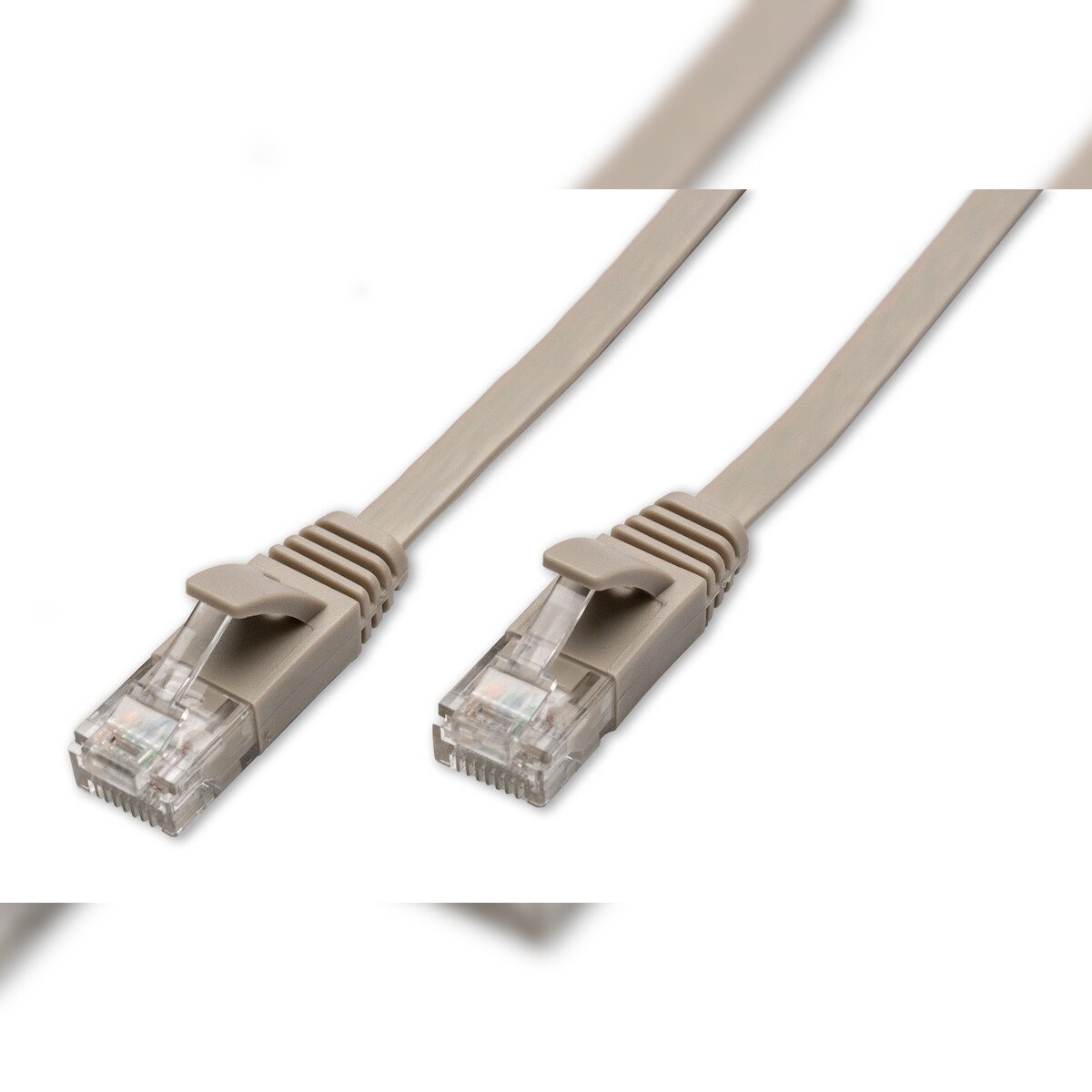 Captiva Kabel Patchkabel CAT 6a Kabel für Netzwerk, LAN und Ethernet 5m grau Image